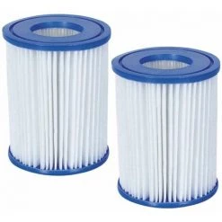 Lot De 2 Cartouches Bestway Pour Filtre De Piscine Dacron I