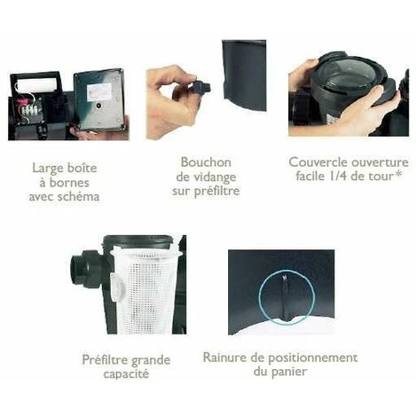 Pompe De Filtration PULSO 3 Cv Monophase 38 M3 Par Heure Guinard (Aqualux) 2 Pompe De Filtration PULSO 3 Cv Monophase 38 M3 Par Heure Guinard (Aqualux) – Image 2