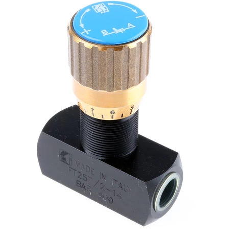 Vanne De Régulation Du Débit Hydraulique RS PRO, G 1/4, 400 Bar Bars ( Prix Pour 1 ) 1 Vanne De Régulation Du Débit Hydraulique RS PRO, G 1/4, 400 Bar Bars ( Prix Pour 1 )