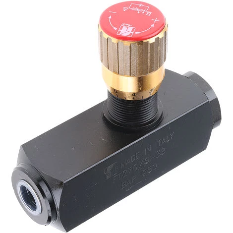 Vanne De Régulation Du Débit Hydraulique RS PRO, G 3/8 ( Prix Pour 1 ) 1 Vanne De Régulation Du Débit Hydraulique RS PRO, G 3/8 ( Prix Pour 1 )