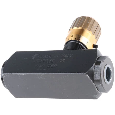 Vanne De Régulation Du Débit Hydraulique RS PRO, G 3/8 ( Prix Pour 1 ) 2 Vanne De Régulation Du Débit Hydraulique RS PRO, G 3/8 ( Prix Pour 1 ) – Image 2