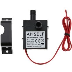 Anself Ultra-silencieux Mini DC12V 4.2W Micro Brushless Eau Pompe A Huile Aquarium Etanche Submersible Fontaine Circulating 240L / H 300cm Lift