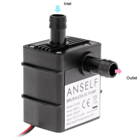 Anself Ultra-silencieux Mini DC12V 4.2W Micro Brushless Eau Pompe A Huile Aquarium Etanche Submersible Fontaine Circulating 240L / H 300cm Lift 5 Anself Ultra-silencieux Mini DC12V 4.2W Micro Brushless Eau Pompe A Huile Aquarium Etanche Submersible Fontaine Circulating 240L / H 300cm Lift – Image 5