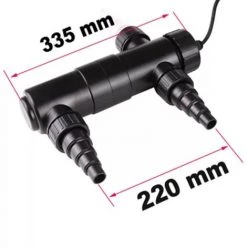 VIDAXL Dispositif De Décantation UVC 10 000 L - Noir -Pompe et filtre de piscine Soldes 14278084 5