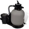 VIDAXL Pompe à Filtre à Sable 600 W 17000 L/h - Gris
