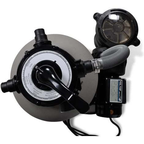 VIDAXL Pompe à Filtre à Sable 600 W 17000 L/h - Gris 2 VIDAXL Pompe à Filtre à Sable 600 W 17000 L/h - Gris – Image 2