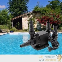 LEPOISSONQUIJARDINEFR Pompe Piscine De 14000 L/h - 140 W. Qualité Et Puissance