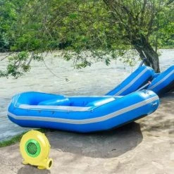 COSTWAY Souffleur Electrique Pompe Gonflable De Ventilateur Avec Moteur 380W Pour Château Gonflable Et Barbecue Jaune -Pompe et filtre de piscine Soldes 14984141 4