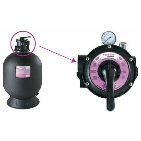 HAYWARD Filtre A Sable Piscine Powerline Top 6 M3/h 3 HAYWARD Filtre A Sable Piscine Powerline Top 6 M3/h – Image 3