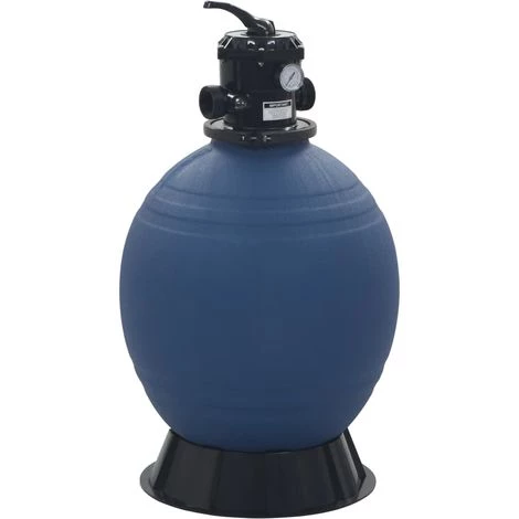 ASUPERMALL Filtre A Sable Pour Piscine Avec Vanne 6 Positions Bleu 560 Mm 1 ASUPERMALL Filtre A Sable Pour Piscine Avec Vanne 6 Positions Bleu 560 Mm