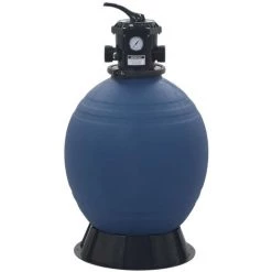 ASUPERMALL Filtre A Sable Pour Piscine Avec Vanne 6 Positions Bleu 560 Mm 9 ASUPERMALL Filtre A Sable Pour Piscine Avec Vanne 6 Positions Bleu 560 Mm -Pompe et filtre de piscine Soldes 18813013 5