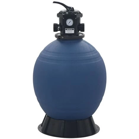 ASUPERMALL Filtre A Sable Pour Piscine Avec Vanne 6 Positions Bleu 560 Mm 5 ASUPERMALL Filtre A Sable Pour Piscine Avec Vanne 6 Positions Bleu 560 Mm – Image 5