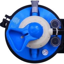 YOUTHUP Pompe De Filtration à Sable Avec Minuterie 450 W 25 L Filtration De Piscine - Bleu Et Noir 9 YOUTHUP Pompe De Filtration à Sable Avec Minuterie 450 W 25 L Filtration De Piscine - Bleu Et Noir -Pompe et filtre de piscine Soldes 19883207 5