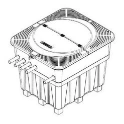 ASTRALPOOL Local Technique Enterré KEOPS - Filtre Ø 600 Mm - Pompe 1 CV - Electrolyseur De Sel -Pompe et filtre de piscine Soldes 25647449 5