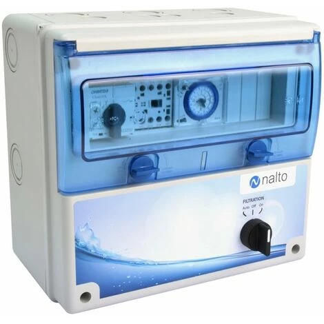 NALTO Coffret Piscine Pour Pompe De Filtration Avec Holorge Mécanique 2 NALTO Coffret Piscine Pour Pompe De Filtration Avec Holorge Mécanique – Image 2