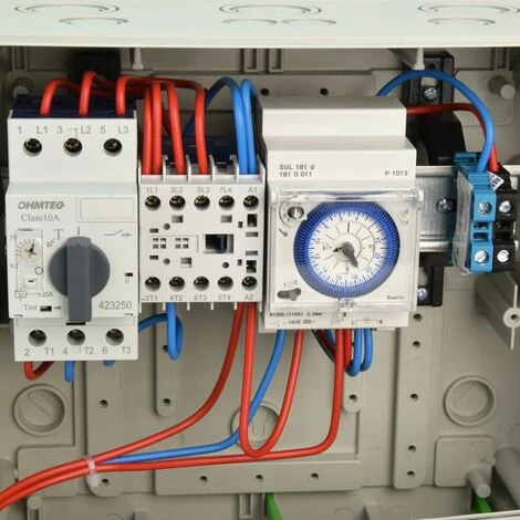 NALTO Coffret Piscine Pour Pompe De Filtration Avec Holorge Mécanique 4 NALTO Coffret Piscine Pour Pompe De Filtration Avec Holorge Mécanique – Image 4