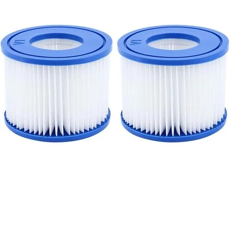 LITZEE Lot De 2 Cartouche De Rechange Pour Filtre Bestway Cartouche Filtrante VI Pour Lay-Z-Spa Miami, Vegas, Monaco 2 LITZEE Lot De 2 Cartouche De Rechange Pour Filtre Bestway Cartouche Filtrante VI Pour Lay-Z-Spa Miami, Vegas, Monaco – Image 2