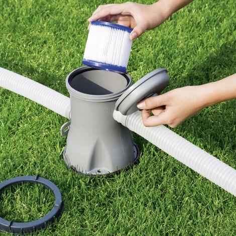 ALICE'S GARDEN Lot De 2 Cartouches Filtrantes Type 1 Pour Pompe De Piscine - 7,8x7,8cm Compatibles Avec Piscines Bestway Leman, Opalite, Connemara, Diamant, Jade Et Spinelle 3x2m 2 ALICE'S GARDEN Lot De 2 Cartouches Filtrantes Type 1 Pour Pompe De Piscine - 7,8x7,8cm Compatibles Avec Piscines Bestway Leman, Opalite, Connemara, Diamant, Jade Et Spinelle 3x2m – Image 2