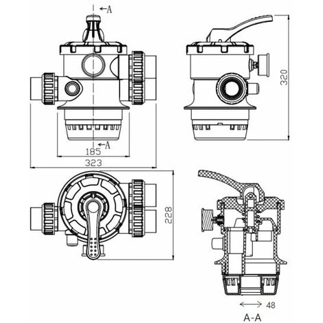 STEINER Vanne 1,5" Top 6 Voies + 3 Connecteurs Ø50mm 4 STEINER Vanne 1,5" Top 6 Voies + 3 Connecteurs Ø50mm – Image 4