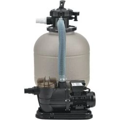 Pompe Filtre à Sable Pour Piscines 18-30 M³ 400 W Plastique Cuivre Beige [pro.tec] -Pompe et filtre de piscine Soldes 30803902 4