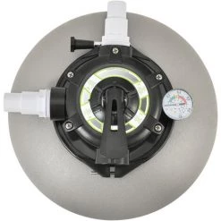 Pompe Filtre à Sable Pour Piscines 18-30 M³ 400 W Plastique Cuivre Beige [pro.tec] -Pompe et filtre de piscine Soldes 30803902 5