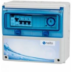 NALTO Coffret Electrique Piscine Hors Sol Pour Filtration + PAC + Robot