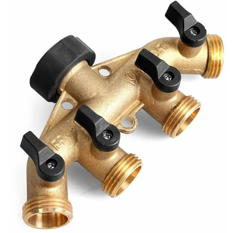 Triomphe Inverseur De Vanne à Bille 4 Voies En Cuivre, Inverseur De Robinet, Arrosage De Jardin, Irrigation Agricole, Accessoires De Lavage De Voiture Domestique 2 Triomphe Inverseur De Vanne à Bille 4 Voies En Cuivre, Inverseur De Robinet, Arrosage De Jardin, Irrigation Agricole, Accessoires De Lavage De Voiture Domestique – Image 2