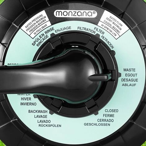 MONZANA Pompe Filtre à Sable 9.960 L/h Système Filtration Piscine Boules Filtrantes 700g 4 MONZANA Pompe Filtre à Sable 9.960 L/h Système Filtration Piscine Boules Filtrantes 700g – Image 4