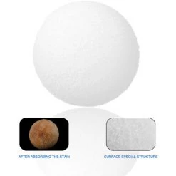 ASUPERMALL Boules De Filtre En Eponge Blanche, Boule De Filtre De Nettoyage De Piscine Reutilisable Ecologique, 8Pcs - 8Pcs -Pompe et filtre de piscine Soldes 33603274 3