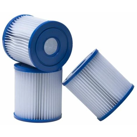 WERKAPRO Lot De 3 Cartouches Filtres Piscine Pour épurateur à Cartouche Modèle H 1 WERKAPRO Lot De 3 Cartouches Filtres Piscine Pour épurateur à Cartouche Modèle H