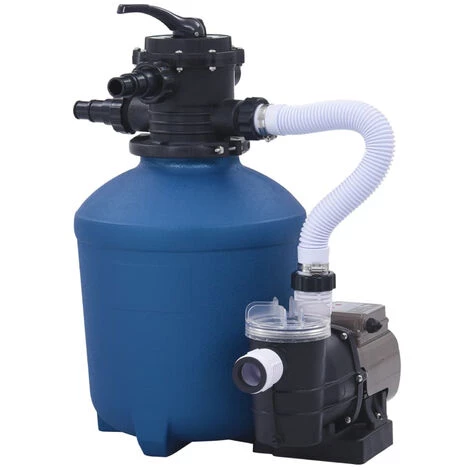 ASUPERMALL Pompe Filtrante A Sable Avec Minuterie 530 W 10980 L/h 1 ASUPERMALL Pompe Filtrante A Sable Avec Minuterie 530 W 10980 L/h