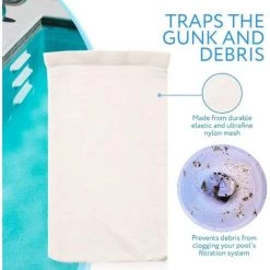 BRIDAY Chaussette De Filtre De Piscine, Chaussettes D'écumoire De Piscine, Panier De Filtre De Piscine, Chaussettes D'écumoire De Piscine, Panier D'écumoire De Piscine (20) -Pompe et filtre de piscine Soldes 35561845 5