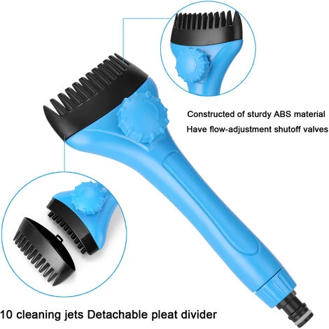HAPPYSHOPPING Nettoyeur De Cartouche De Filtre De Piscine Nettoyeur De Filtre De Piscine Brosse De Nettoyage A Main Accessoires De Nettoyage De Spas Exterieurs,modele:Bleu 4 HAPPYSHOPPING Nettoyeur De Cartouche De Filtre De Piscine Nettoyeur De Filtre De Piscine Brosse De Nettoyage A Main Accessoires De Nettoyage De Spas Exterieurs,modele:Bleu – Image 4