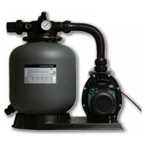 PISCINEO Filtration Piscine Hors Sol Hydro S : Filtre à Sable + Pompe 8 M3/h 1 PISCINEO Filtration Piscine Hors Sol Hydro S : Filtre à Sable + Pompe 8 M3/h