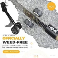 ABCRITAL Tondeuse À Gazon 2-En-1 Avec Extracteur De Mauvaises Herbes À Deux Roues, Arracheur De Mauvaises Herbes, Arrachez Les Herbes -Pompe et filtre de piscine Soldes 36352010 4