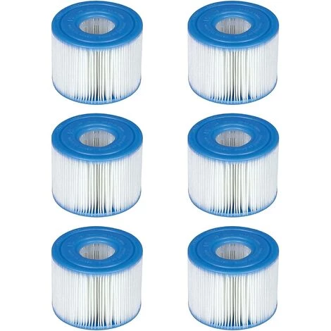 ABCRITAL 29001E Lot De 6 Cartouches Filtrantes De Type S1 Pour Purespa 1 ABCRITAL 29001E Lot De 6 Cartouches Filtrantes De Type S1 Pour Purespa