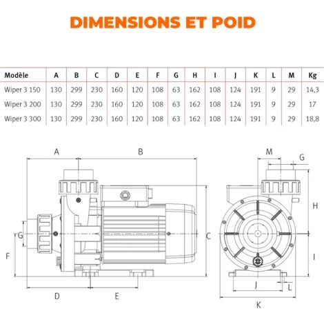 WIPER3 150M ESPA BOMBA PISCINA / SPA / FUENTES Y JUEGOS DE AGUA 3 WIPER3 150M ESPA BOMBA PISCINA / SPA / FUENTES Y JUEGOS DE AGUA – Image 3