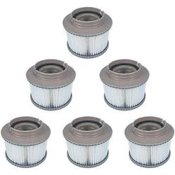 ECHOO Lot De 6 Filtres De Rechange Pour MSpa FD2089, Cartouche De Filtre Pour Piscine, Jaccuzis Et Spas