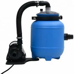 HAPPYSHOPPING Pompe De Filtration De Piscine Noir Et Bleu 4 M³/h 8 HAPPYSHOPPING Pompe De Filtration De Piscine Noir Et Bleu 4 M³/h -Pompe et filtre de piscine Soldes 41427764 4