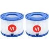 SUNFLOWER Cartouches ​filtrantes De Rechange Pour Bestway VI, Pour Lay-Z-Spa Miami, Pour Coleman SaluSpa Filters 90352E Filtre De Piscine (Lot De 2)