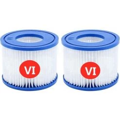 SUNFLOWER Cartouches filtrantes De Rechange Pour Bestway VI, Pour Lay-Z-Spa Miami, Pour Coleman SaluSpa Filters 90352E Filtre De Piscine (Lot De 2)