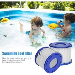 SUNFLOWER Cartouches filtrantes De Rechange Pour Bestway VI, Pour Lay-Z-Spa Miami, Pour Coleman SaluSpa Filters 90352E Filtre De Piscine (Lot De 2) 8 SUNFLOWER Cartouches filtrantes De Rechange Pour Bestway VI, Pour Lay-Z-Spa Miami, Pour Coleman SaluSpa Filters 90352E Filtre De Piscine (Lot De 2) -Pompe et filtre de piscine Soldes 41543287 4