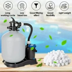 Gizcam Billes Filtrantes Pour Filtres à Sable De Piscine 1400g Remplacent Les Billes Filtrantes à Sable Filtrant De 25 Kg 7 Gizcam Billes Filtrantes Pour Filtres à Sable De Piscine 1400g Remplacent Les Billes Filtrantes à Sable Filtrant De 25 Kg -Pompe et filtre de piscine Soldes 42694254 3