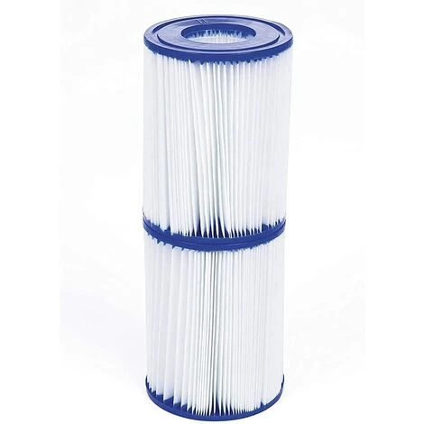 BEARSU Lot De 8 Filtres De Piscine Compatibles Avec Bestway Cartridge II, Filtre De Rechange Pour Jacuzzi Lay Z Spa 2 BEARSU Lot De 8 Filtres De Piscine Compatibles Avec Bestway Cartridge II, Filtre De Rechange Pour Jacuzzi Lay Z Spa – Image 2