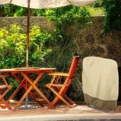 Housse Pour Pompe De Piscine, Protection Pour Chaise Longue Pliante, Housse Transat Jardin Anti-poussière, Imperméable, Anti-UV, Housse Relax Jardin 190D Oxford Pour Fauteuil Relax, 82×93cm Fontainebleau -Pompe et filtre de piscine Soldes 43562446 5