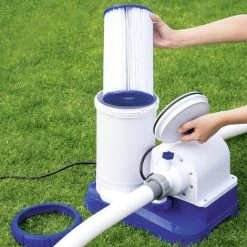 ALICE'S GARDEN Cartouche Filtrante Type 4 Pour Pompe De Piscine - 14,5 X 25,4cm Compatible Avec La Piscine Bestway Spinelle Bois 7x3m -Pompe et filtre de piscine Soldes 43704912 3