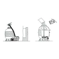 HAYWARD Filtre Pro Top Série Hi 9.5 M³/h Ø500 -Pompe et filtre de piscine Soldes 45429909 3