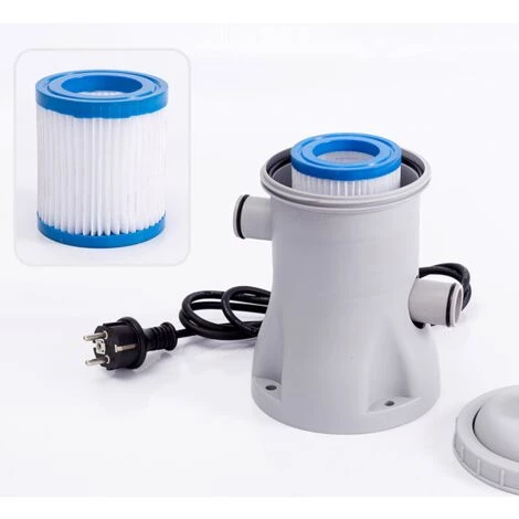 Pompe De Filtration De Piscine 110V-240V, Pompe à Eau De 330 Gallons, Pompe De Filtration D'eau De Circulation Pour Nettoyeur De Piscine (réglementation Américaine),HANBING 2 Pompe De Filtration De Piscine 110V-240V, Pompe à Eau De 330 Gallons, Pompe De Filtration D'eau De Circulation Pour Nettoyeur De Piscine (réglementation Américaine),HANBING – Image 2