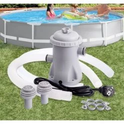 Pompe De Filtration De Piscine 110V-240V, Pompe à Eau De 330 Gallons, Pompe De Filtration D'eau De Circulation Pour Nettoyeur De Piscine (réglementation Américaine),HANBING 8 Pompe De Filtration De Piscine 110V-240V, Pompe à Eau De 330 Gallons, Pompe De Filtration D'eau De Circulation Pour Nettoyeur De Piscine (réglementation Américaine),HANBING -Pompe et filtre de piscine Soldes 45488731 4
