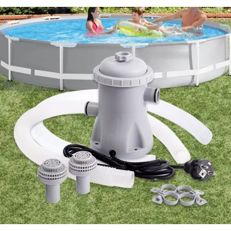 Pompe De Filtration De Piscine 110V-240V, Pompe à Eau De 330 Gallons, Pompe De Filtration D'eau De Circulation Pour Nettoyeur De Piscine (réglementation Américaine),HANBING 4 Pompe De Filtration De Piscine 110V-240V, Pompe à Eau De 330 Gallons, Pompe De Filtration D'eau De Circulation Pour Nettoyeur De Piscine (réglementation Américaine),HANBING – Image 4